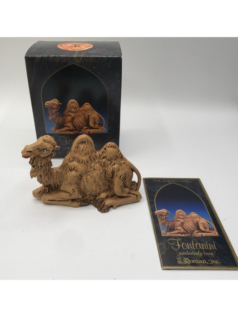 Fontanini The Seated Camel Nativity Figurine Brown with Box Christmas 52545